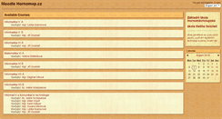 Desktop Screenshot of moodle.hornomep.cz