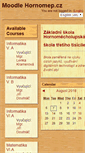 Mobile Screenshot of moodle.hornomep.cz